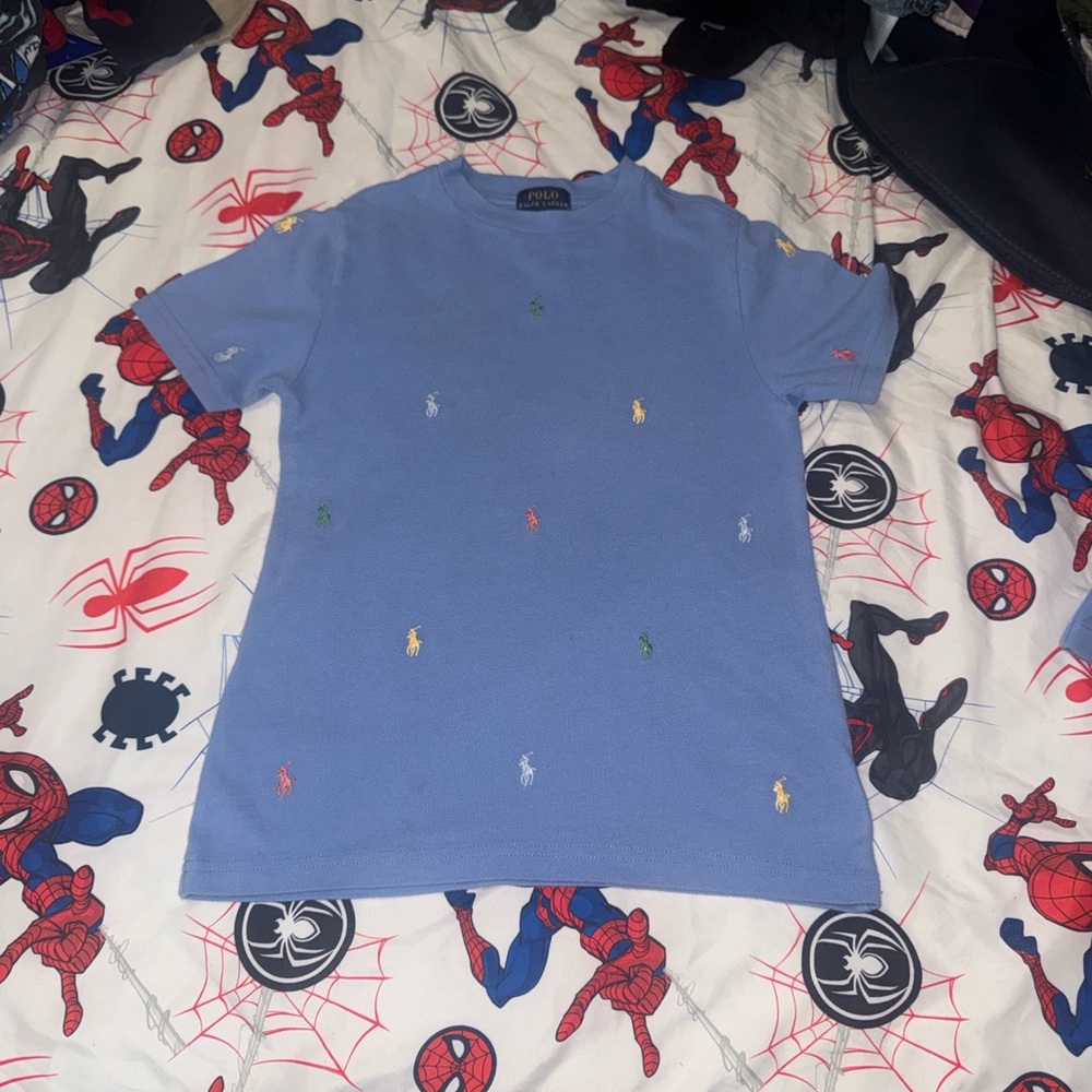 Polo by Ralph Lauren Kids Blue Short Sleeve Tee